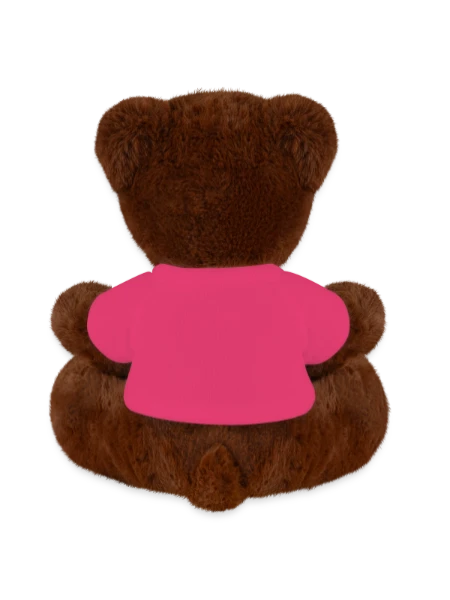 MiniFeet® RecycelBär® Teddy Bear Brown - pink - Back