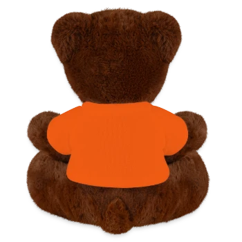Nounours RecycelBär® marron - orange doré - Dos