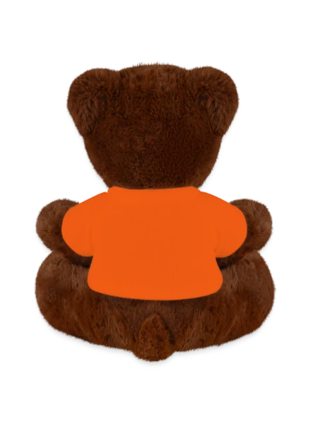 Nounours RecycelBär® marron - orange doré - Dos