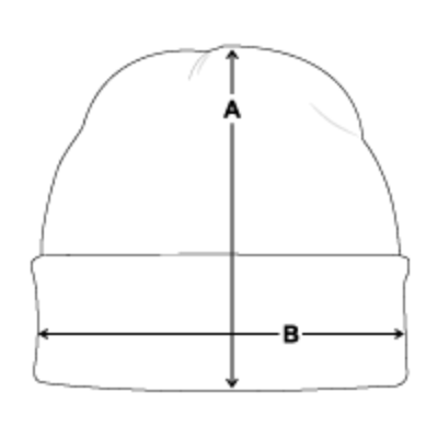 Massschema Stanley/Stella Unisex Bio FISHERMAN BEANIE