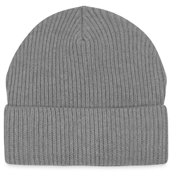 Stanley/Stella Unisex Organic FISHERMAN BEANIE - slub heather grey - Front