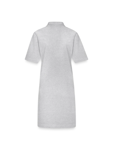 Mini abito ecologico in stile polo PAIGER di Stanley/Stella - grigio melange - Retro