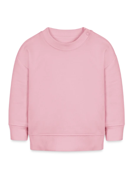 Baby Sweatshirt by Stanley/Stella - cotton pink - Front