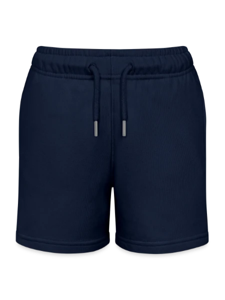 Kids Organic Sweat Shorts by Stanley/Stella - navy - Front