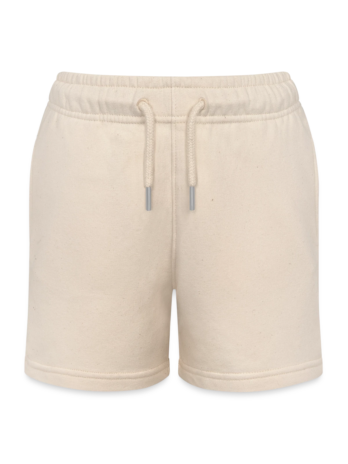 Short de jogging enfant bio Stanley/Stella - écru doux - Devant