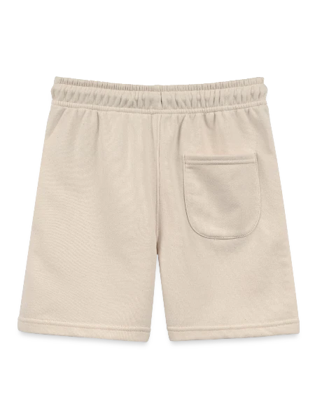 Short de jogging enfant bio Stanley/Stella - écru doux - Devant