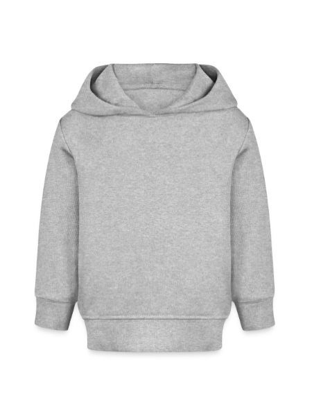 Baby Organic Hoodie by Stanley/Stella - heather grey - Front