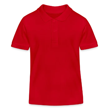 Polo enfant bio Stanley/Stella - rouge - Devant