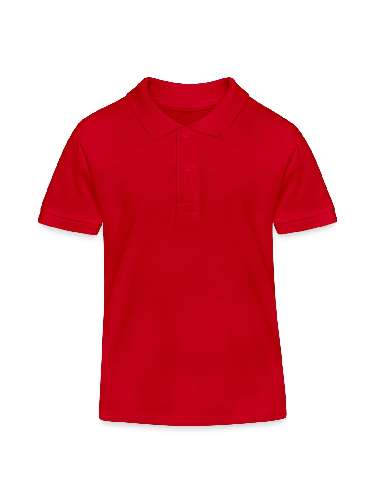 Polo enfant bio Stanley/Stella - rouge - Devant