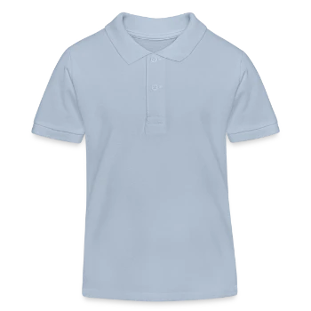 Polo enfant bio Stanley/Stella - bleu ciel - Devant