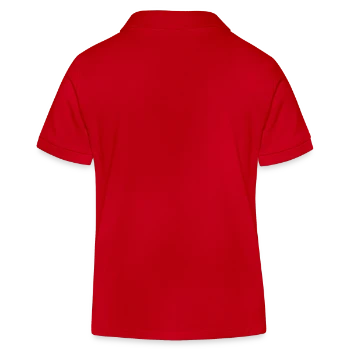 Polo enfant bio Stanley/Stella - rouge - Dos