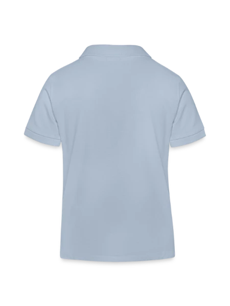 Polo enfant bio Stanley/Stella - bleu ciel - Dos
