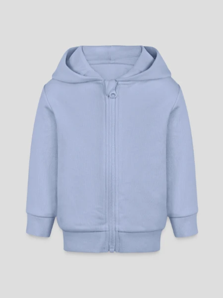 Baby Organic Kapuzenjacke Baby Connector von Stanley/Stella - Sky - Vorne