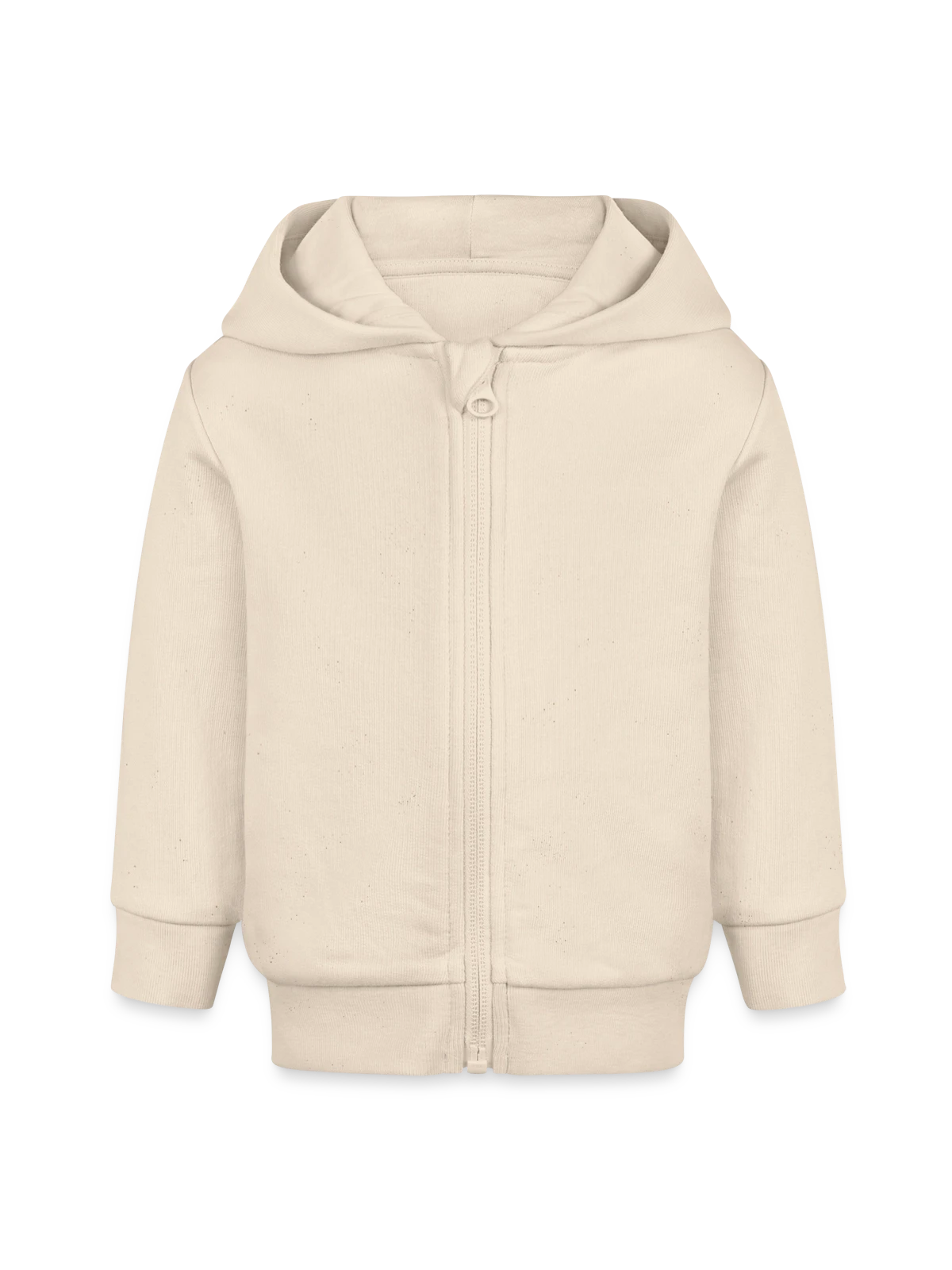 Veste à capuche bébé bio Stanley/Stella - écru doux - Devant