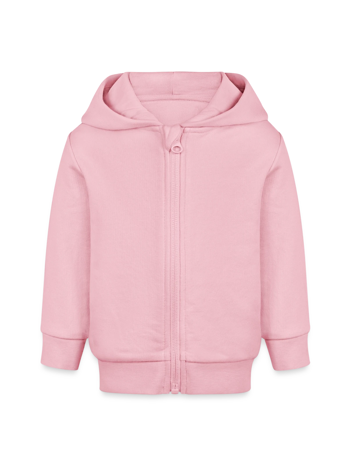 Veste à capuche bébé bio Stanley/Stella - rose pâle - Devant