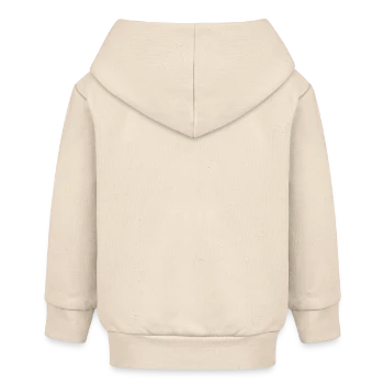 Felpa con cappuccio con zip neonato bio di Stanley/Stella - ecru morbido - Retro