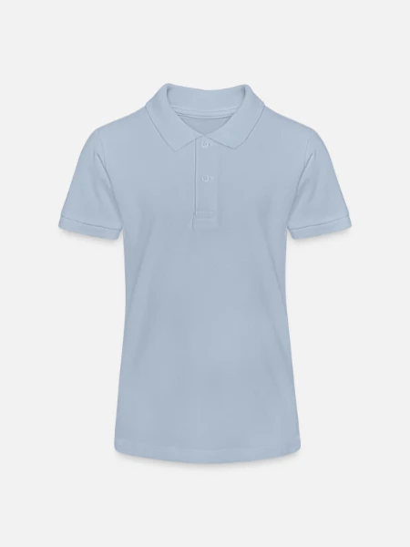 Polo bio MINI SPRINTER Stanley/Stella Ado - bleu ciel - Devant