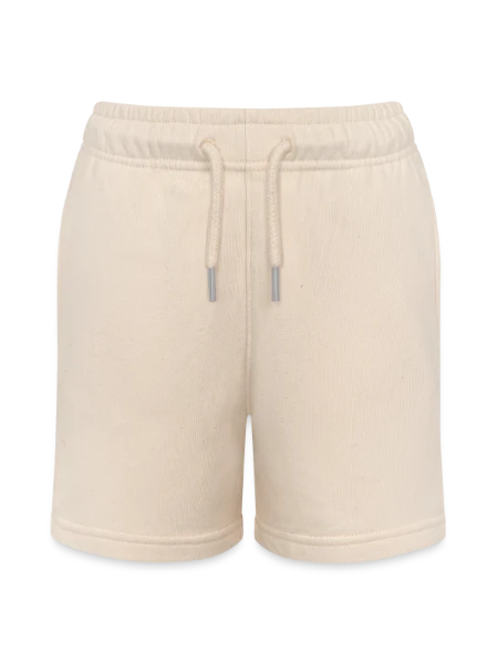 Stanley/Stella MINI BOLTER Organic Teen Jogging Shorts - soft Ecru - Front