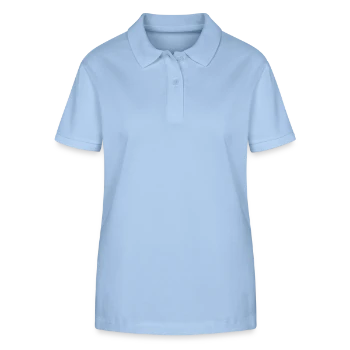 Polo bio ELLISER Stanley/Stella Femme - bleu ciel