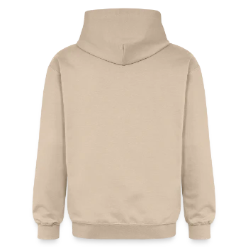 Sweat à capuche Softstyle® Gildan Unisexe - jaune sable - Dos - Liana (172cm)
