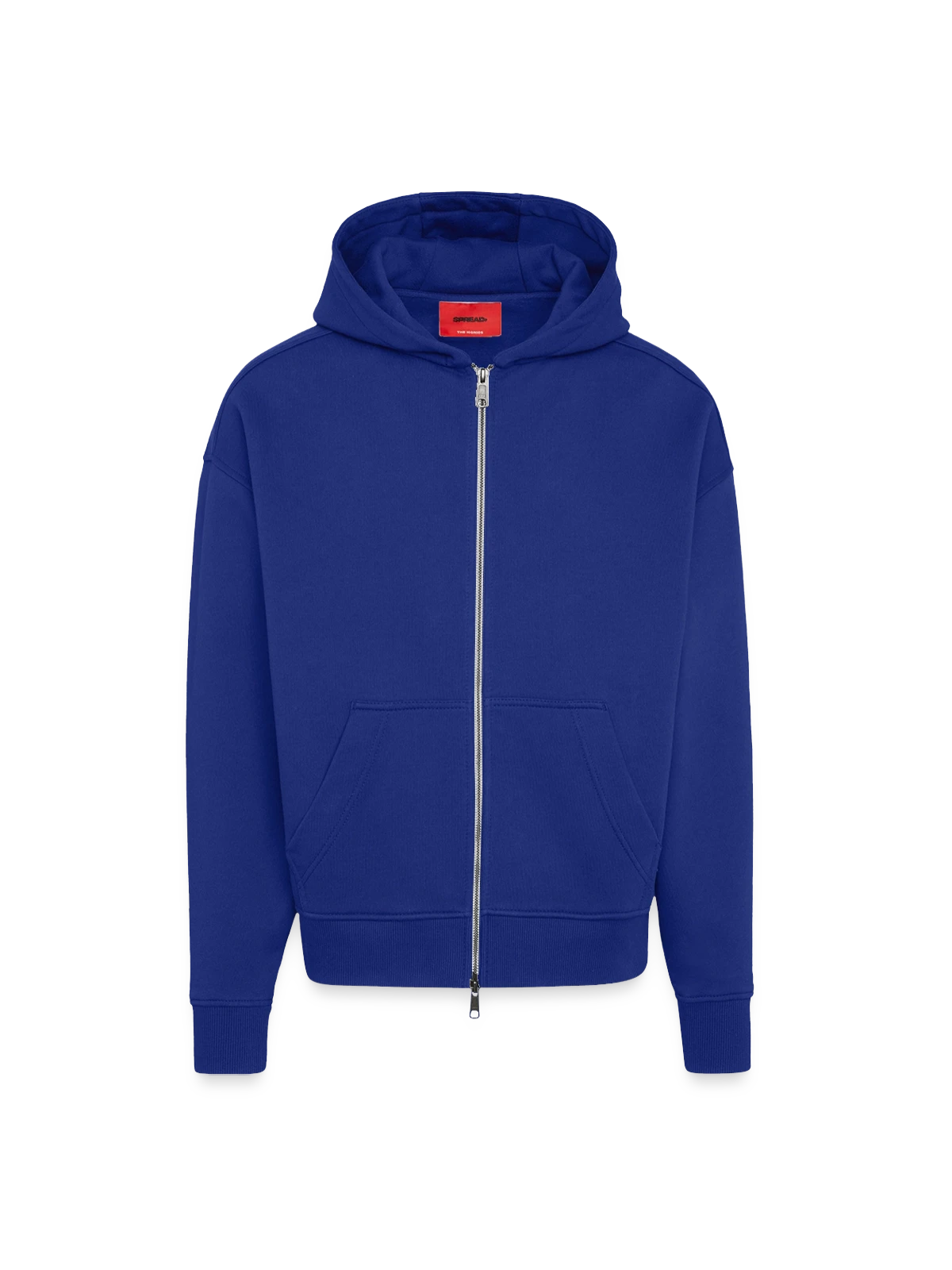 Zip Hoodie - made by SPREAD - Iconic Blue - Front