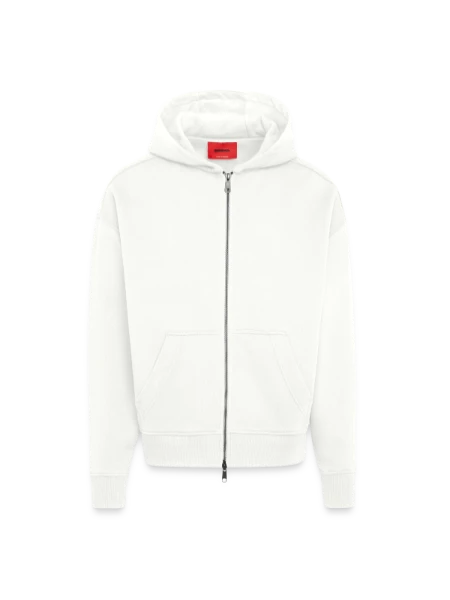 Zip Hoodie - made by SPREAD - OFF WHITE - Vorne
