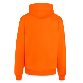 Felpa con cappuccio ecologica casual Made in UE - SUNSET ORANGE - Retro