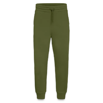 Jogging Pants - made by SPREAD  - MOSS GREEN - Front