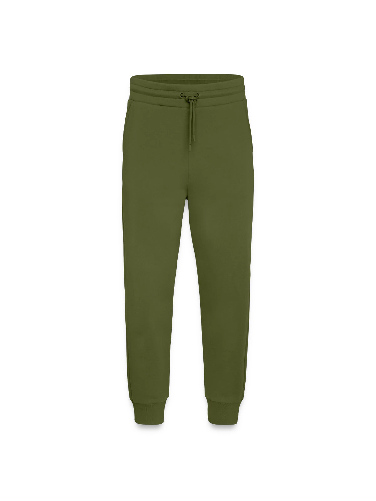 Jogging Pants - made by SPREAD  - MOSS GREEN - Front