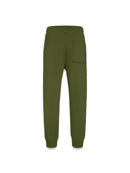 Jogging Pants - made by SPREAD  - MOSS GREEN - Back