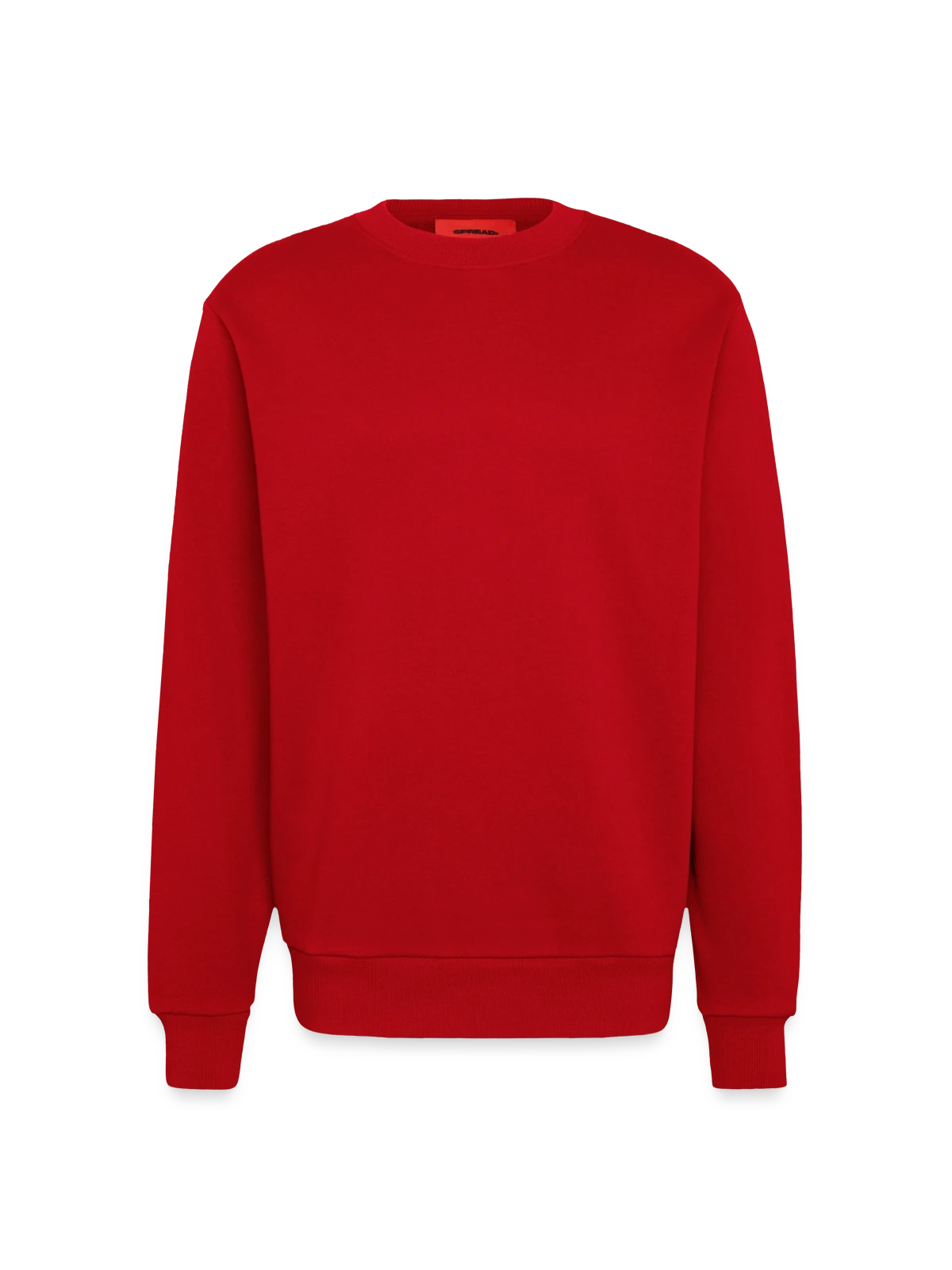 Sweatshirt - made by SPREAD  - red - Front
