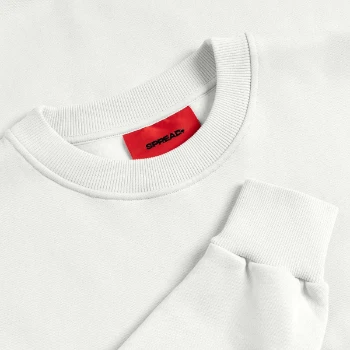 Organic relaxed trøje med crewneck made in EU