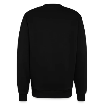 Sweatshirt - made by SPREAD  - SOLID BLACK - Back