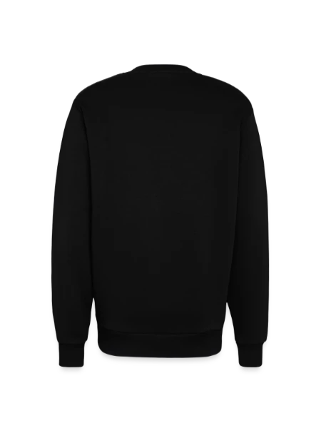 Sweatshirt - made by SPREAD  - SOLID BLACK - Back