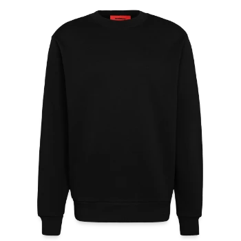 Sweatshirt - made by SPREAD  - SOLID BLACK