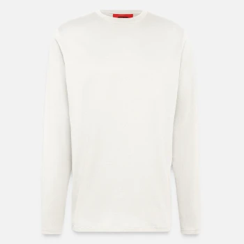 Organic relaxed shirt met lange mouwen made in EU