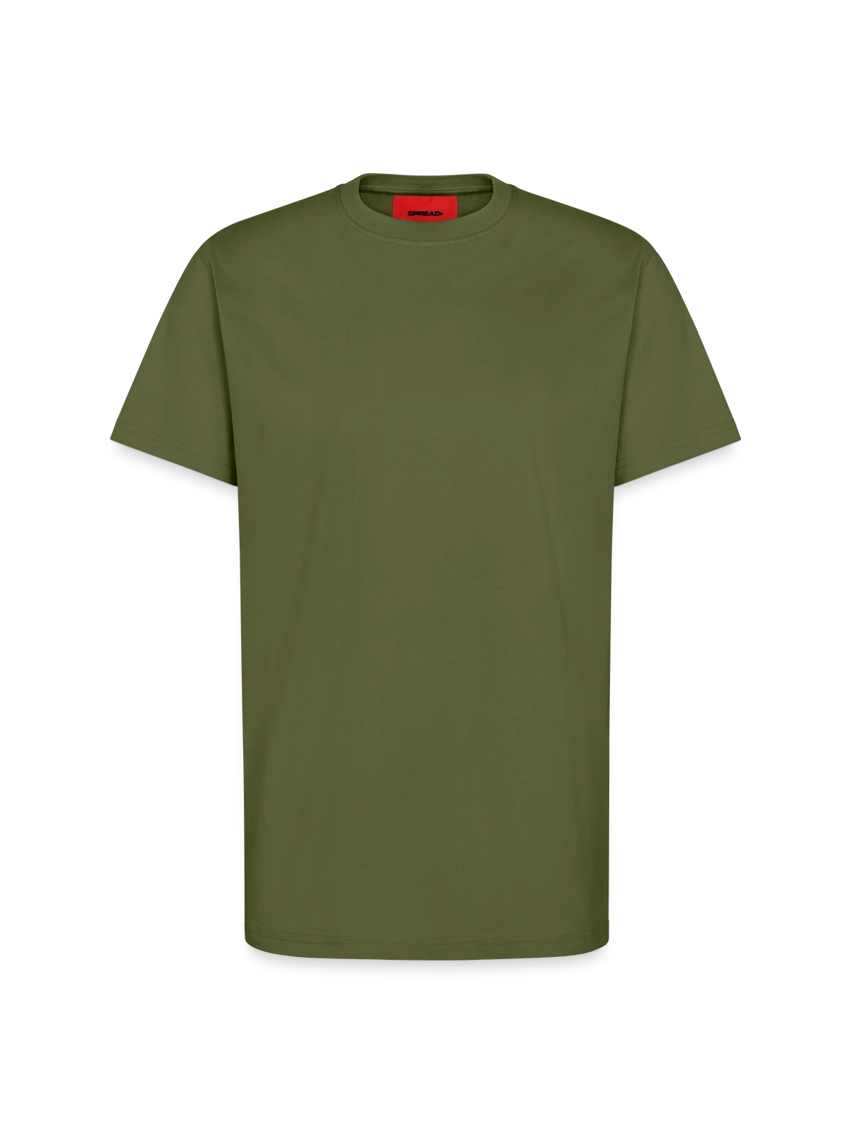 T-Shirt - made by SPREAD - MOSS GREEN - Front