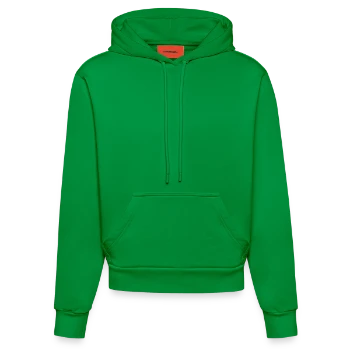 Organic fitted hoodie made in EU - City Green