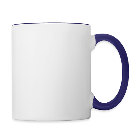 Coffee Mug With Contrasting Trim and Handle