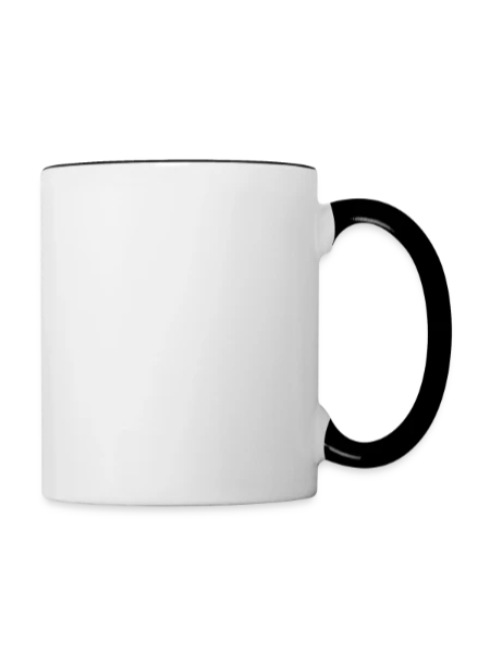 Contrasting Mug - white/black - Right