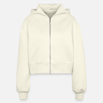 Veste à capuche courte oversize Femme