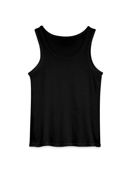 Gildan Men’s Tank Top - black - Front
