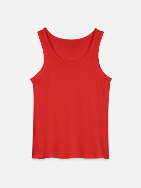 Débardeur Gildan Homme - rouge - Devant