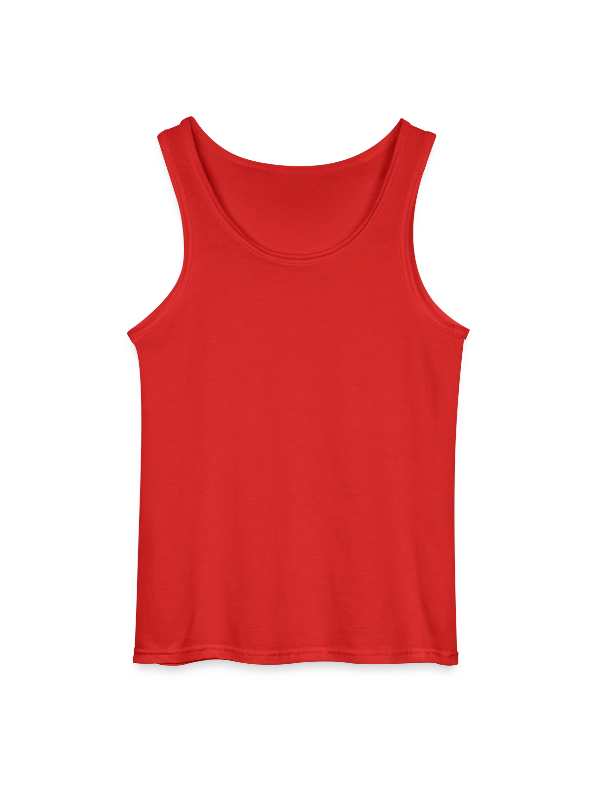 Gildan Men’s Tank Top - red - Front