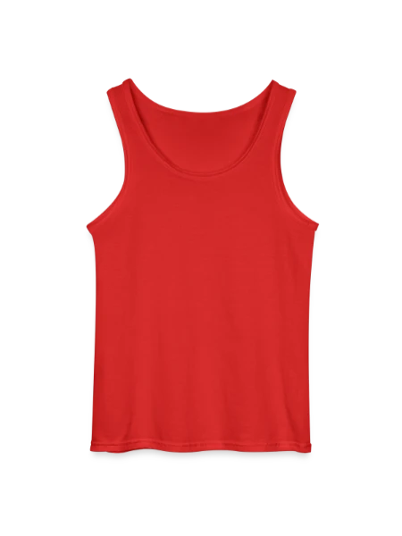 Gildan Männer Tank Top - Rot - Vorne