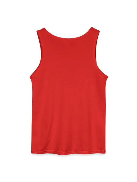 Gildan Men’s Tank Top - red - Back