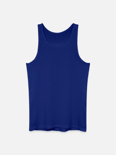 Men’s Organic Tank Top - royal blue - Front