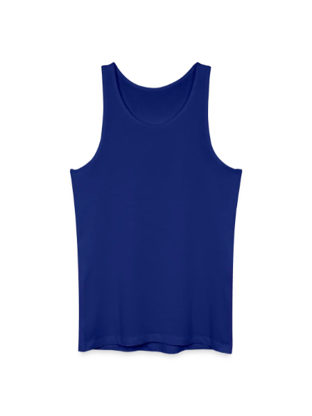 Männer Bio Tank Top - Königsblau - Vorne