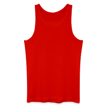 Men’s Organic Tank Top - red - Front