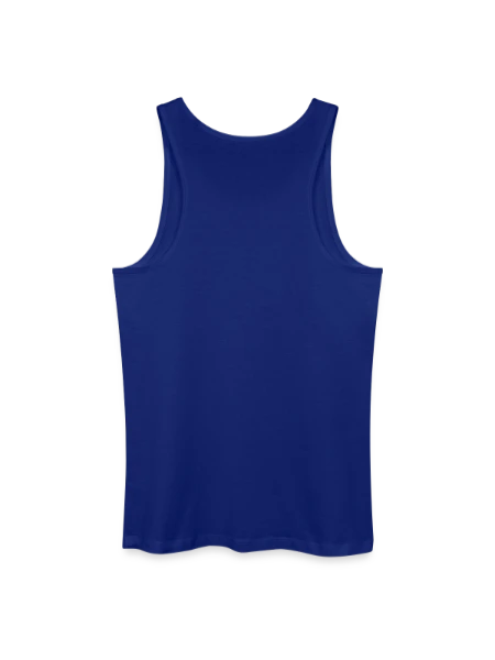 Men’s Organic Tank Top - royal blue - Back